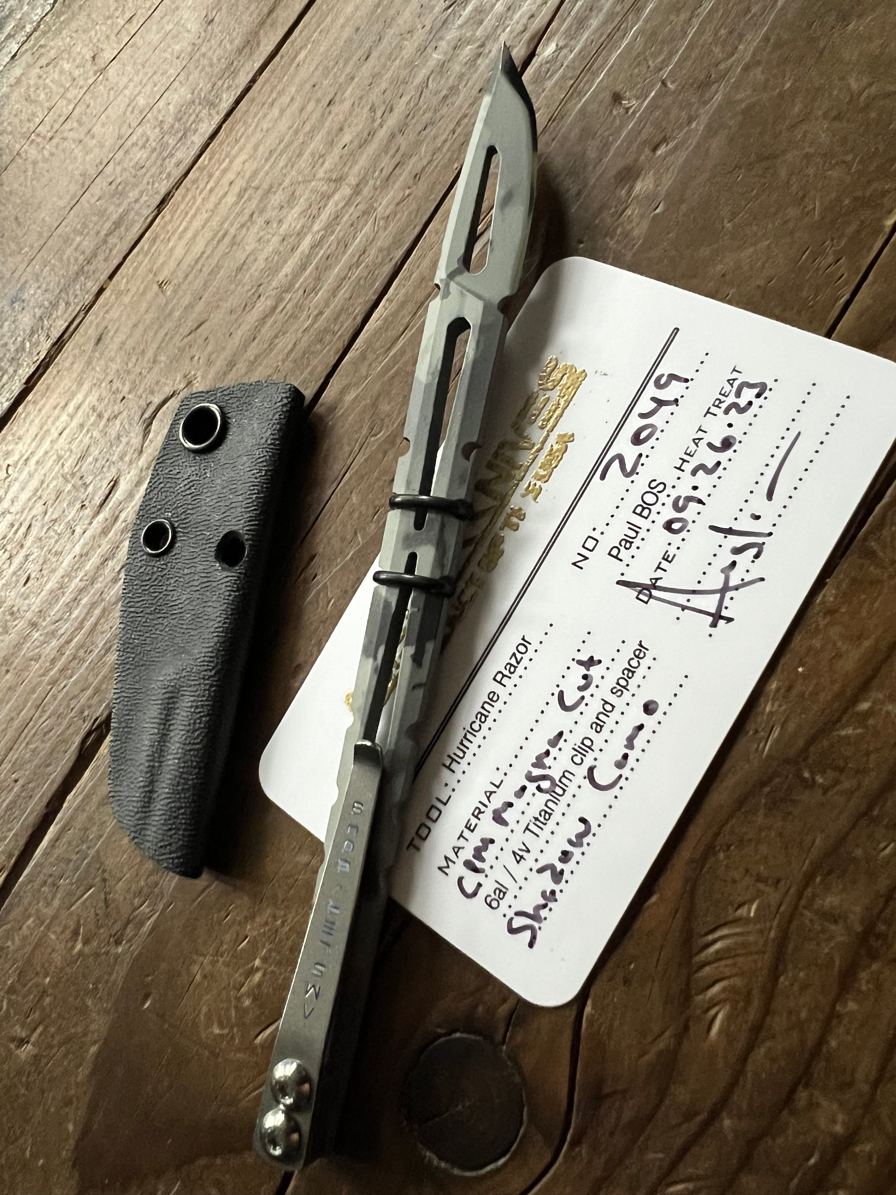 Amsler stonewashed with tritium