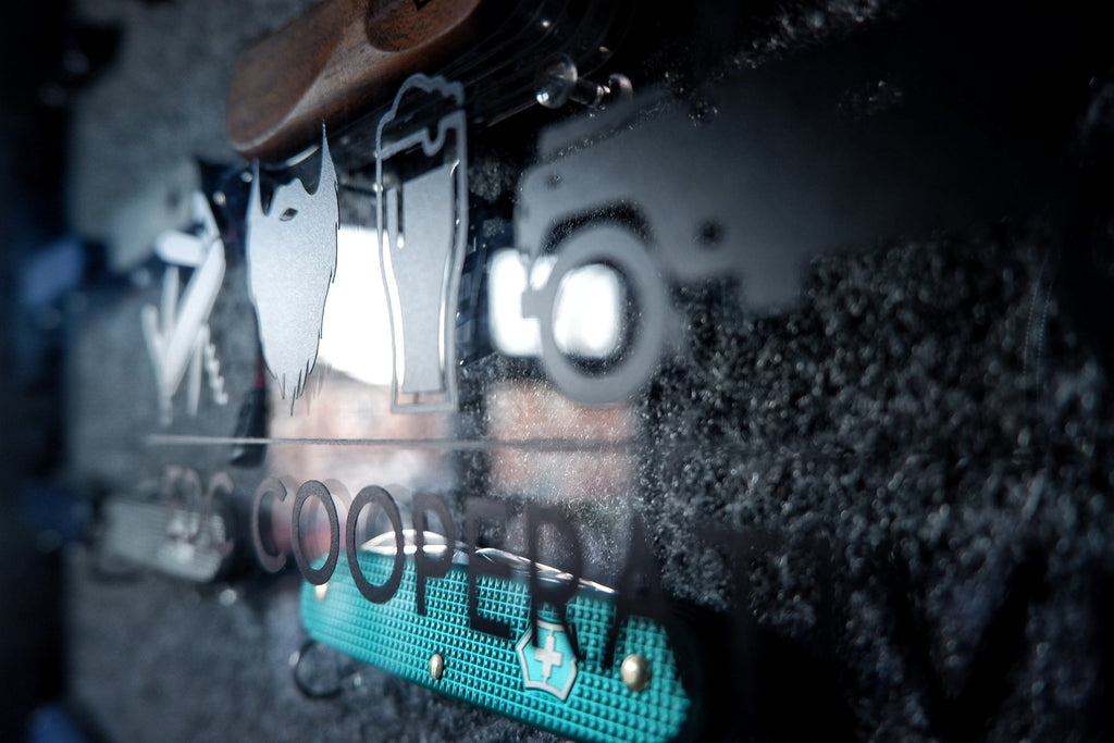 BLACK logo transfer sticker/decal