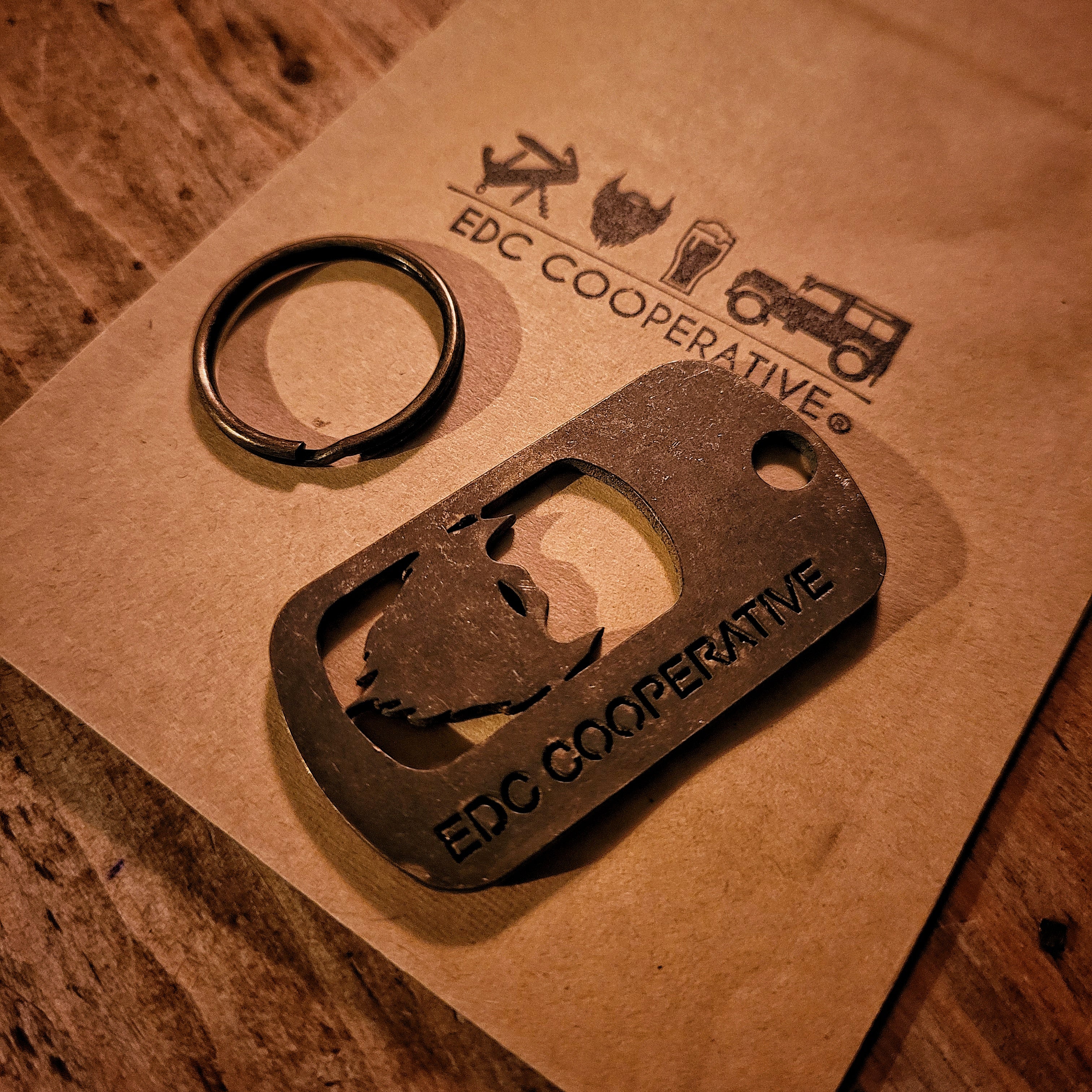 SINGLE - Brass Dog Tag