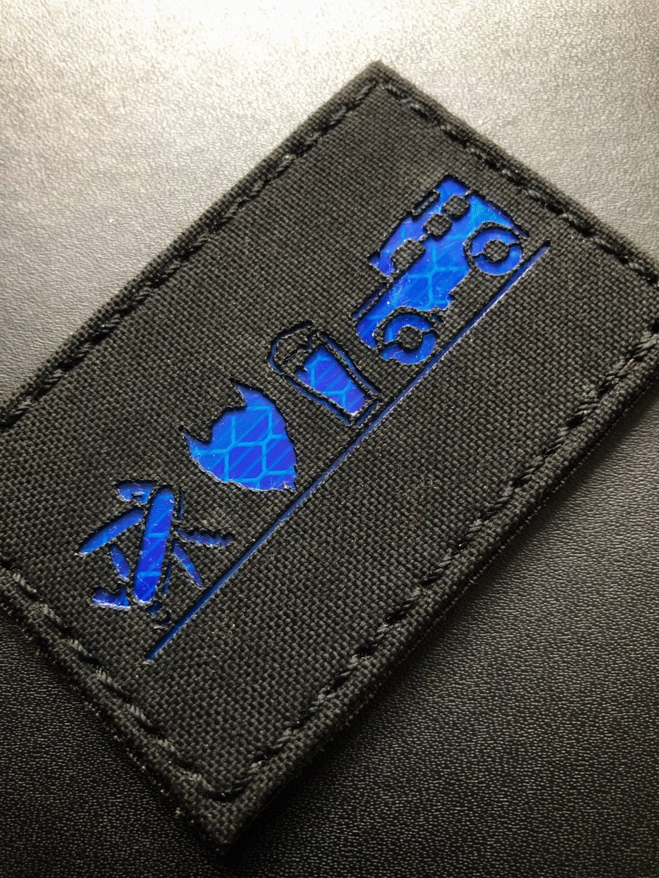 Blue Reflective Patch