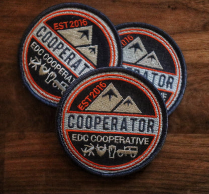 Embroidered Cooperator patch - Patch holders only.